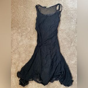 Max Studio Special Edition Silk Black Dress